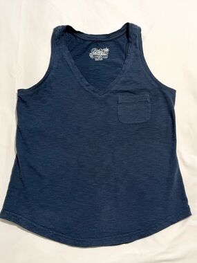 Southern Tide Sun Farer V-Neck Sleeveless Pocket Tank
